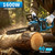 COPDUZI 42V 16" Cordless Chainsaw,Battery Powered Chain Saw with 2×4.0Ah Batteries & Charger,40 ft/s Cutting, Auto Oiler,Hand Held Brushless Electric Chainsaw for Tree Trimming,Wood Cutting,Yard Work