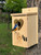Sornadeluvrix 2PC Cedar Bluebird Houses for Outside with Nesting Material