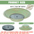HOUYANG Solar Fountain Bird Bath, Metal Bird Bath Bubbler,Bird Bath Bowl