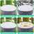 4.5 Ft Inflatable Hot Tub Cover - Energy Saving Lid for Round Hot Tub