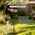 Parovite 50" Tall Metal Bird Bath for Outside, Outdoor Water Feeder Bowl