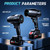 laapee Handheld Leaf Blower Cordless 990,000 RPM with 2 x 4.0Ah Battery