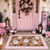 Tinideya 2 Pcs Halloween Pink Ghost Layered Doormat Set