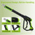 GFGD Swivel Pressure Washer Gun with Extension Wand 3/8” Quick Connect M22 Fittings, 5000PSI