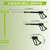 GFGD Swivel Pressure Washer Gun with Extension Wand 3/8” Quick Connect M22 Fittings, 5000PSI