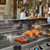 TURBRO Stainless Steel Rotisserie Kit for Gas Grills with A Cookbox up to 39’’ - Includes 4W Electric Motor, 34’’ - 45’’ × 5/16" Square Spit Rod, Meat Forks, Counterweight - Ideal for Outdoor BBQ