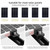 Anbte Solar Panel Mounting Brackets for Roof, Aluminum Solar Rails, Black