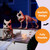 JOYIN 2 PCS 16" Poseable Dog Skeleton Halloween Decoration Animal Puppy Plastic Bones with Posable Joints for Prop Indoor Outdoor Decor Spooky Scene Party Favors Graveyard Decorations