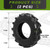 2 PCS 4.80/4.00-8 Tires Tubeless Lawn Garden Tires for Tiller Tractor