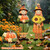 MUMTOP Fall Scarecrow Garden Yard Stake Set of 2,Thanksgiving Outdoor Decor