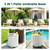 OLILAWN 90lb Outdoor Weighted Patio Umbrella Base Water Filled Stand