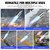 Propane Torch Weed Burner Kit with Storage Bag, High Output Blow Torch with Long/Short Mode & 12.5FT Hose, Heavy Duty Flamethrower with Turbo Trigger for Weeding, Roofing, Ice Snow Melting,BBQ(33.3")