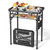 Raynesys Portable Folding Grill Table for Outside for Picnic, Camping