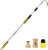 POOPLE Gutter Cleaning Tools from The Ground, 20FT Reach Telescoping Gutter Cleaner Tool, Rain Gutters Cleaning Wand with 360° Metal Head, Gutters Cleaner Hose Attachment & Connection Adapter