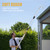 POOPLE Gutter Cleaning Tools from The Ground, 20FT Reach Telescoping Gutter Cleaner Tool, Rain Gutters Cleaning Wand with 360° Metal Head, Gutters Cleaner Hose Attachment & Connection Adapter
