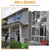 POOPLE Gutter Cleaning Tools from The Ground, 20FT Reach Telescoping Gutter Cleaner Tool, Rain Gutters Cleaning Wand with 360° Metal Head, Gutters Cleaner Hose Attachment & Connection Adapter