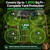 Sonic Fortress Pro Deer Repellent Devices,Solar Ultrasonic Animal Repellent