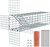 BKALEME One Way Squirrel Door Excluder, Humane Squirrels, Chipmunks Contactless Excluder, for Outdoor Spaces Like Attics, Chimneys - Includes Full Installation Kit