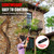 8-Inch Cordless Pole Saw Compatible with Milwaukee M18 18V Battery