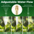 130FT Drip Irrigation System for Garden: 20 Nozzles 1/4" PE Tubing Automatic Watering Kit Adjustable Misting Sprinkler Mister Hose for Water Plants Tape Raised Beds Lawn Outdoor Yard Greenhouse 130FT