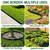 Landscape Edging Border, 2 in x 100 ft No Dig Garden Border, 150 Spikes