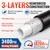 YAMATIC Pressure Washer Hose 50 FT 1/4", 3400 PSI, M22-14mm Females