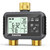 Insoma Water Timer with Brass Inlet & Outlet, 2 Independent Zones Outdoor Hose Timer for Garden Faucet with Auto/Manual/Rain Delay Mode, Sprinkler Irrigation Controller for Yard Lawn