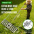 36x12 inch Lawn Leveling Rake,Heavy-Duty Stainless Steel Landscape Rake