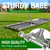 36x12 inch Lawn Leveling Rake,Heavy-Duty Stainless Steel Landscape Rake