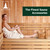 Northwood Sauna - Sauna Bucket and Ladle Set - Handmade from Canadian Red Cedar Wood - Natural Rope Handle - 1 Gallon (4 Liters) Water Capacity