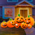 SEASONBLOW 7FT Halloween Inflatable Pumpkin Patch Family Outdoor Decoration