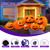 SEASONBLOW 7FT Halloween Inflatable Pumpkin Patch Family Outdoor Decoration