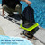 Sepetrel Pool Skimmer Net, Fine Mesh Leaf Rake with 10.5 FT Pole
