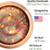 Good Directions Fired Copper Bird Bath on Garden Pole 13"