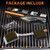 ENLOY 17" Grill Brush & Scraper for Barbecue, Grill Brush for Outdoor Grill