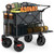 TIMBER RIDGE Push & Pull Double Decker Wagon, 400L Capacity & 450lb Load