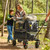 TIMBER RIDGE Push & Pull Double Decker Wagon, 400L Capacity & 450lb Load