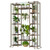 Bamworld 62.2“ Tall Greenhouse Indoor White Cover Plant Shelf Outdoor