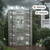 Bamworld 62.2“ Tall Greenhouse Indoor White Cover Plant Shelf Outdoor