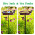 Polyjkl 3" Deep Metal Bird Bath for Outdoors 40in Tall, Removable 13" Dia Birdbath Bowl with Stable Stake, Vintage Birdbaths and Bird Feeders for Outside Garden Yard Patio Lawn Decor(Antique Bronze)