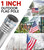 Sinyoeer 304 Stainless Steel 6FT Flag Poles for Outside House (1, Silver)