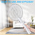 PALONE Electric Fly Swatter 4000V, 2 in 1 Bug Zapper Racket Indoor Outdoor
