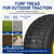 LotFancy 15x6.00-6nhs Lawn Mower Tire, 2 Pack Replacement Riding Mower Front Tire & Wheel, With 3" Centered Hub & 3/4" Bushings, Extra 5/8" Bushings