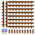 Corten Steel Landscape Edging 4.5 Inch Pre-Rusted 33Ft Total 10-Pack