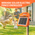 ANDMON MINI400 30 Miles Solar Electric Fence Charger, 0.4 Joule Solar Electric Fence for Livestock, Horses, Cattle Sheep, Solar Fence Charger with Day or Night Mode, Easy Installation