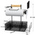 Geesta Grill Caddy for Outdoor Grill, BBQ Picnic Camping Caddy with Paper Towel Holder & Magnetic Tool Holder, Condiment Storage Utensil Kitchen Organizer for RV Camper, Tailgate Accessories