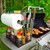 Geesta Grill Caddy for Outdoor Grill, BBQ Picnic Camping Caddy with Paper Towel Holder & Magnetic Tool Holder, Condiment Storage Utensil Kitchen Organizer for RV Camper, Tailgate Accessories