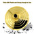This Base Stand for Indoor Flagpole, Gold Interior Flag Holder Stands for Pole Compatible with 1.3 Inch,1.1 and 0.9 Inch Diameter Flag Pole Prefect for Classroom, Churches, Meeting, Outdoor, Party