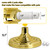 This Base Stand for Indoor Flagpole, Gold Interior Flag Holder Stands for Pole Compatible with 1.3 Inch,1.1 and 0.9 Inch Diameter Flag Pole Prefect for Classroom, Churches, Meeting, Outdoor, Party