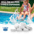 8Lbs 1inch Chlorine Tablets for Swimming Pools & Spas Slow Dissolving